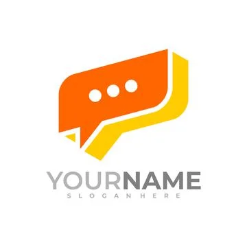 Talk logo vector template, Creative Consult logo design concepts Stock Illustration