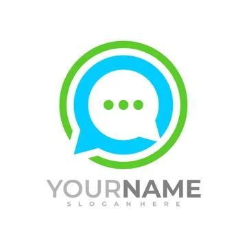 Talk logo vector template, Creative Consult logo design concepts Stock Illustration