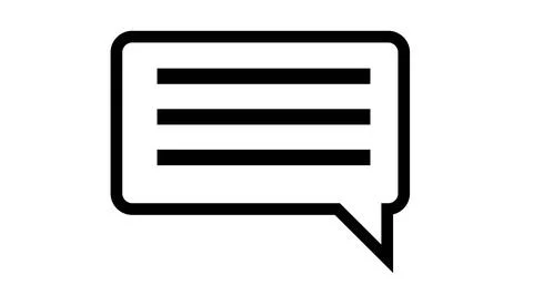 Talk or Conversation Icon. Stock Illustration