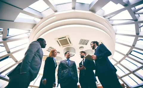 Talk of partners Stock Photos