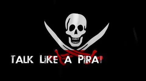 Talk Like a Pirate Day Stock Illustration