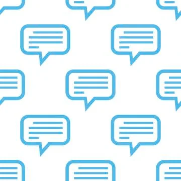 Talk seamless pattern 스톡 일러스트