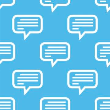 Talk seamless pattern 스톡 일러스트