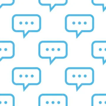 Talk seamless pattern 스톡 일러스트