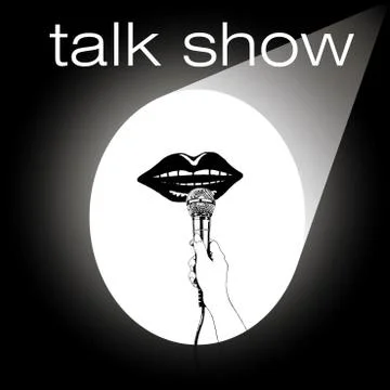Talk show Illustrazione stock