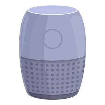 Talk speaker icon cartoon vector. Smart device Illustrazione stock