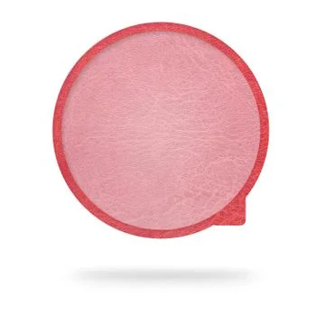 Talk tag,leather texture on white background 스톡 일러스트