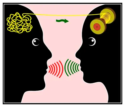 Talk Therpay Stock Illustration