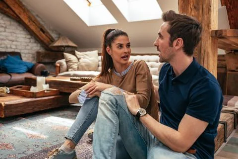 Talking about their day Stock Photos