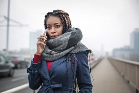 Talking on the bridge Stock Photos