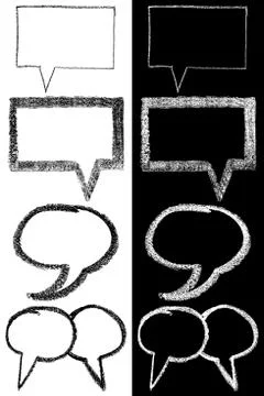 Talking Bubble Stock Illustration