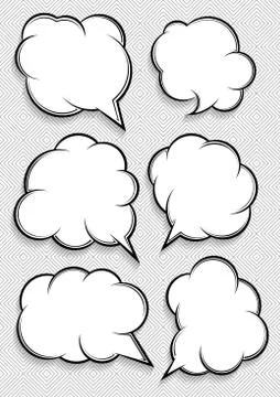 Talking bubbles Ilustración de archivo