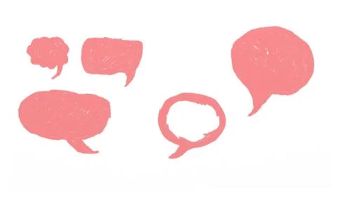 Talking bubbles Stock Illustration