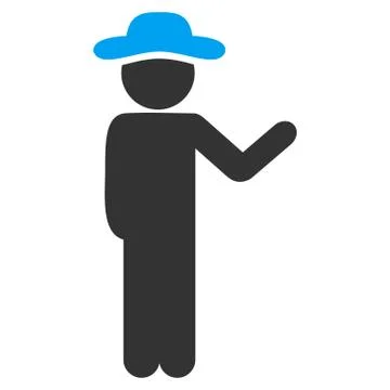 Talking Fellow Icon Stock Illustration