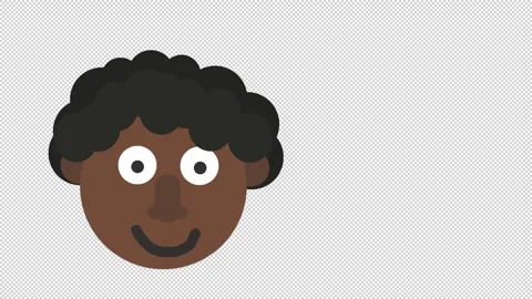 The talking head of a black man Stock-Footage 239497645