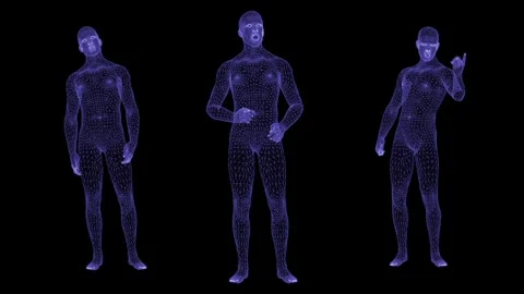 3D 3D Men Animation Stock Footage ~ Royalty Free Stock Videos | Pond5