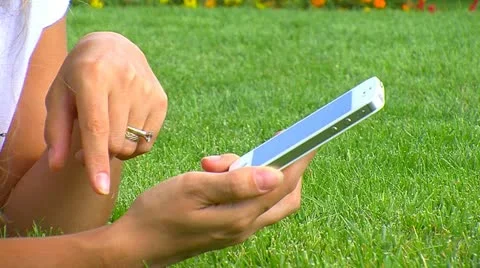 Talking on mobile 11 Stock-Footage 12269307