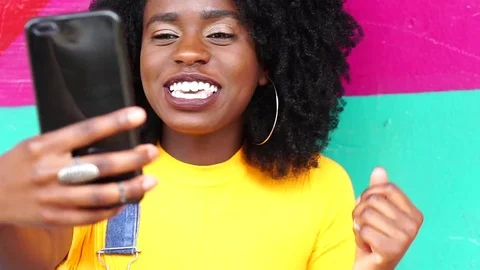 Talking with Mobile - Blogging Concept Stock Footage 82625916