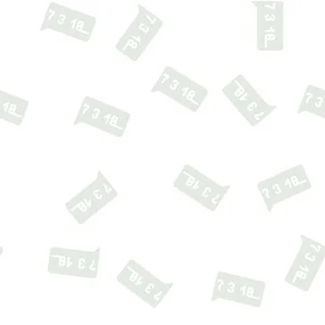 Talking numbers glyph icon vector isolated illustration Illustration