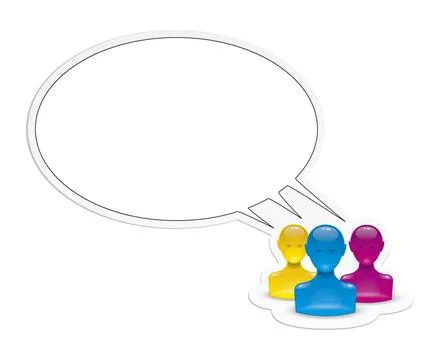 Talking people icon An image of a talking people icon Copyright: xZoonar.c... Stock Photos
