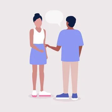 Talking people Stock Illustration