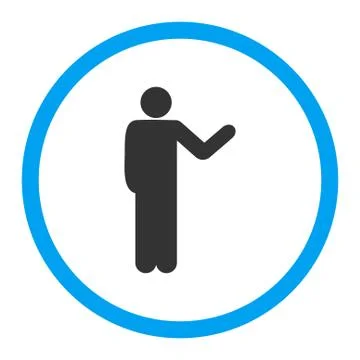 Talking person icon Stock Illustration