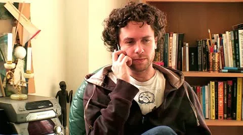 Talking on the Phone Stock Footage 10909648