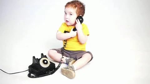Talking on the phone Stock Footage