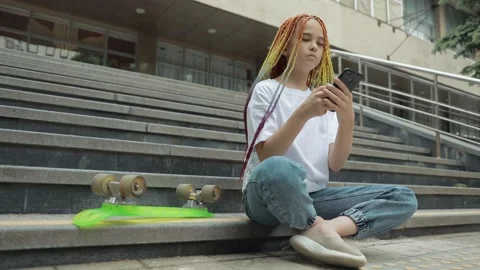  talking on the phone Stock Footage 154663132
