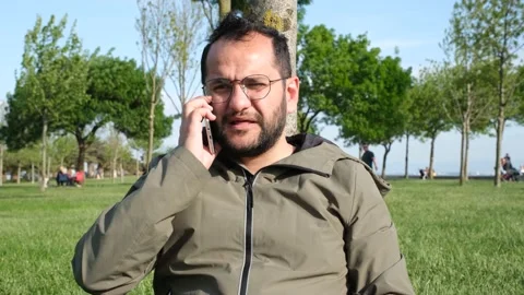 Talking on phone Stock Footage 219755384