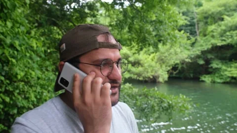 Talking on phone Stock Footage 224548232