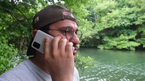 Talking on phone Stock Footage 228824878