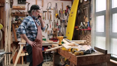 Talking on the phone Stock Footage 323061227