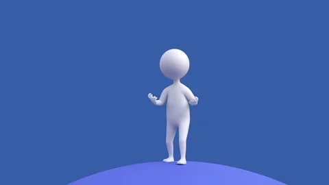 Talking puppet man Stock Footage 234925991