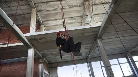 Talking on the rope Stock Footage 76315425