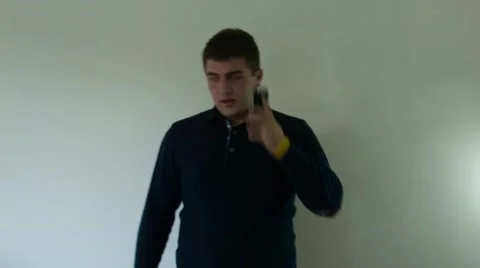 Talking on smartphone Stock Footage 68033745