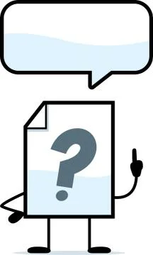 Talking unkown file Stock Illustration