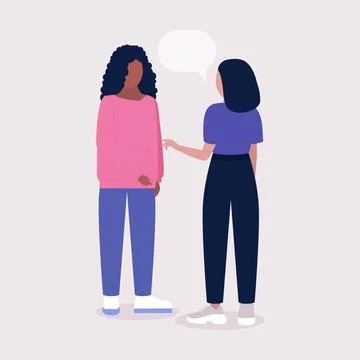 Talking women Stock Illustration