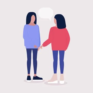 Talking women Stock Illustration