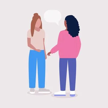 Talking women Stock Illustration