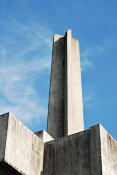 Tall Angular Sculpture Stock Photos