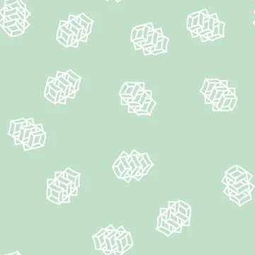 Tall box kite line vector seamless pattern Illustrazione stock