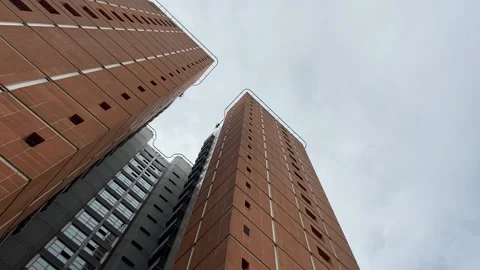 Tall building, bottom to top view Stock Footage 140858392