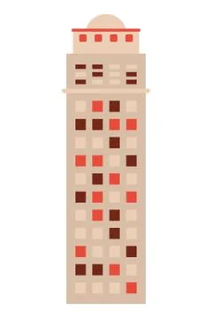 Tall building icon Stock Illustration