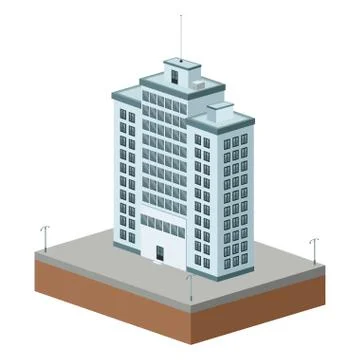 Tall building icon Ilustración de archivo