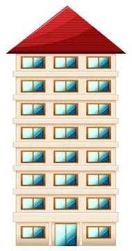 Tall building Ilustración de archivo