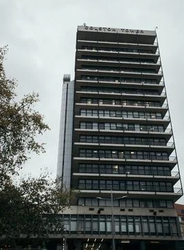 The tall building Stock Photos