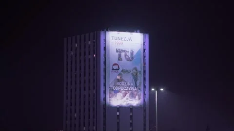 Tall Building in The Rain #3 Stock Footage 244328354
