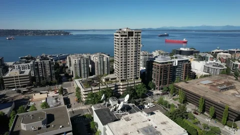 Tall Building in Seattle Stock Footage 231183628