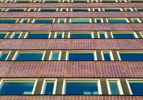 Tall Building Windows Foto stock